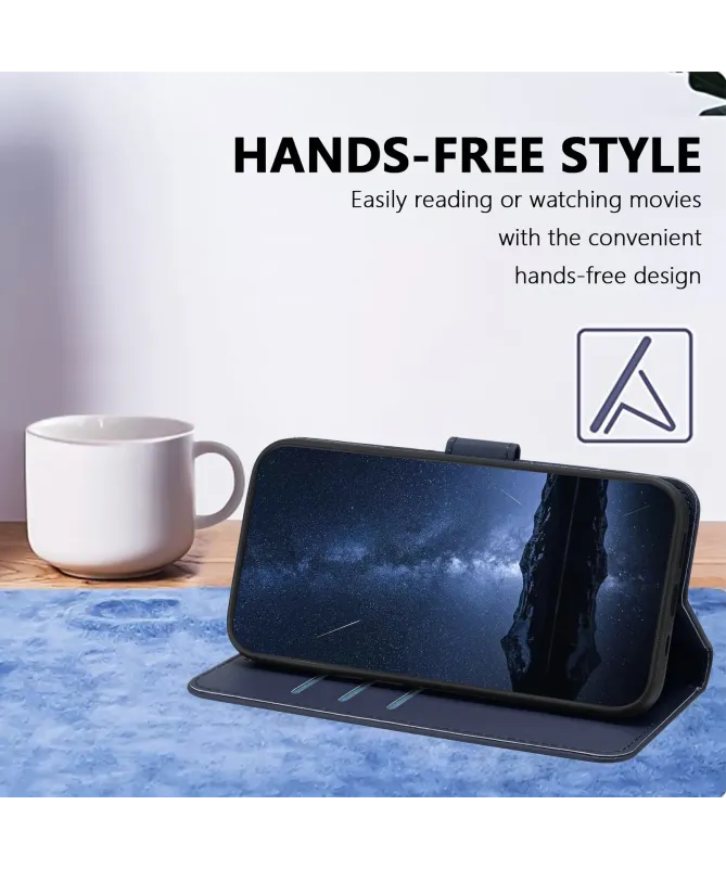 Housse Samsung Galaxy A17 5G Effet Cuir avec Surpiqûres | CLASSIC