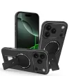 Coque iPhone 17 Pro Max Fibre de Carbone avec Support MagSafe