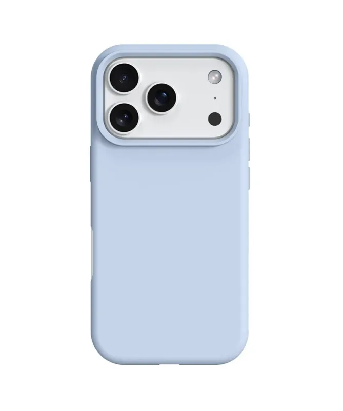 Coque iPhone 17 Pro Max Compatible MagSafe en Silicone Liquide | V1 Bleu clair - photo 13