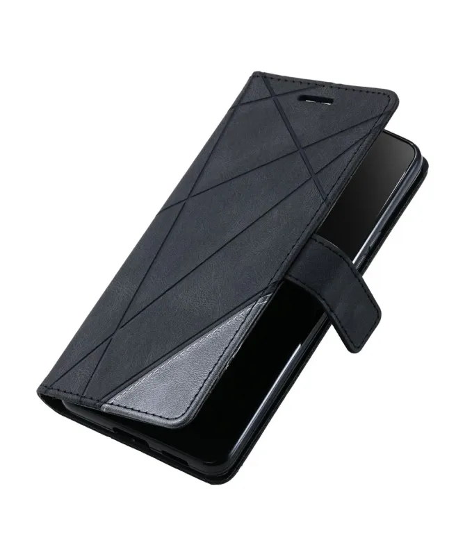 Housse Portefeuille iPhone 17 Pro Max Lignes Géométriques