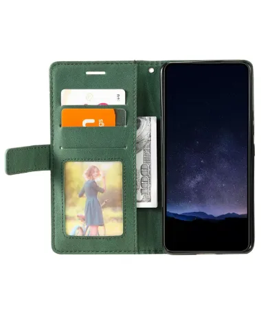 Housse Portefeuille iPhone 17 Pro Max Lignes Géométriques Vert foncé - photo 18