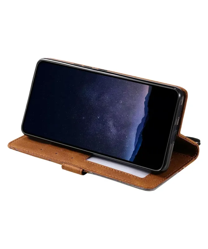 Housse Portefeuille iPhone 17 Pro Max Lignes Géométriques