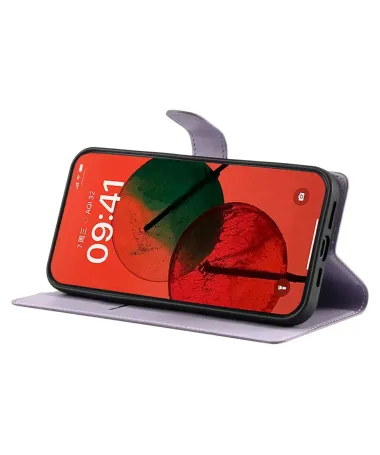 Housse iPhone 17 Pro Max Motif Points avec Porte-carte