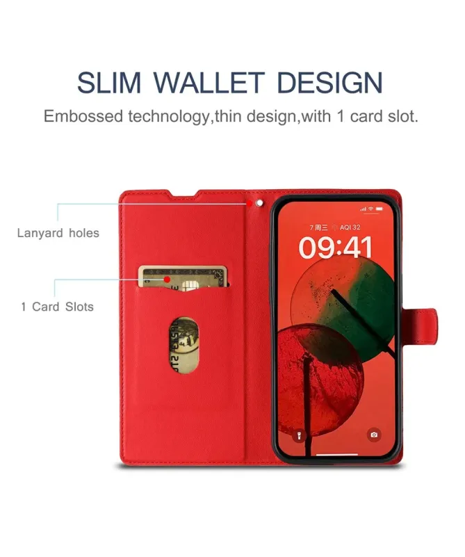 Housse iPhone 17 Pro Max Motif Points avec Porte-carte