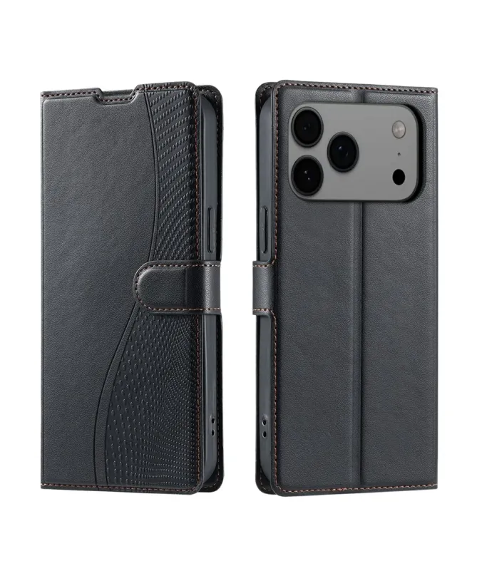 Housse iPhone 17 Pro Max Motif Points avec Porte-carte