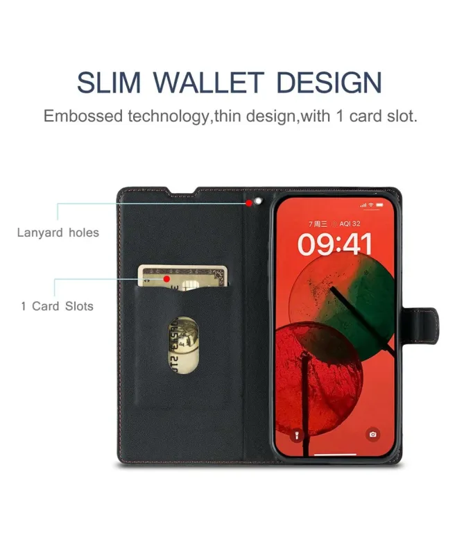 Housse iPhone 17 Pro Max Motif Points avec Porte-carte