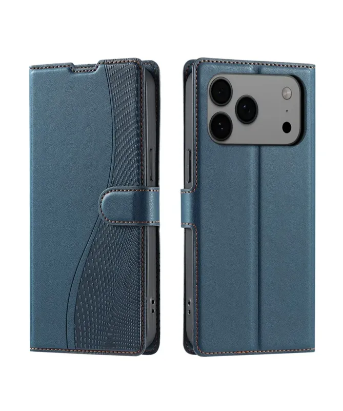 Housse iPhone 17 Pro Max Motif Points avec Porte-carte