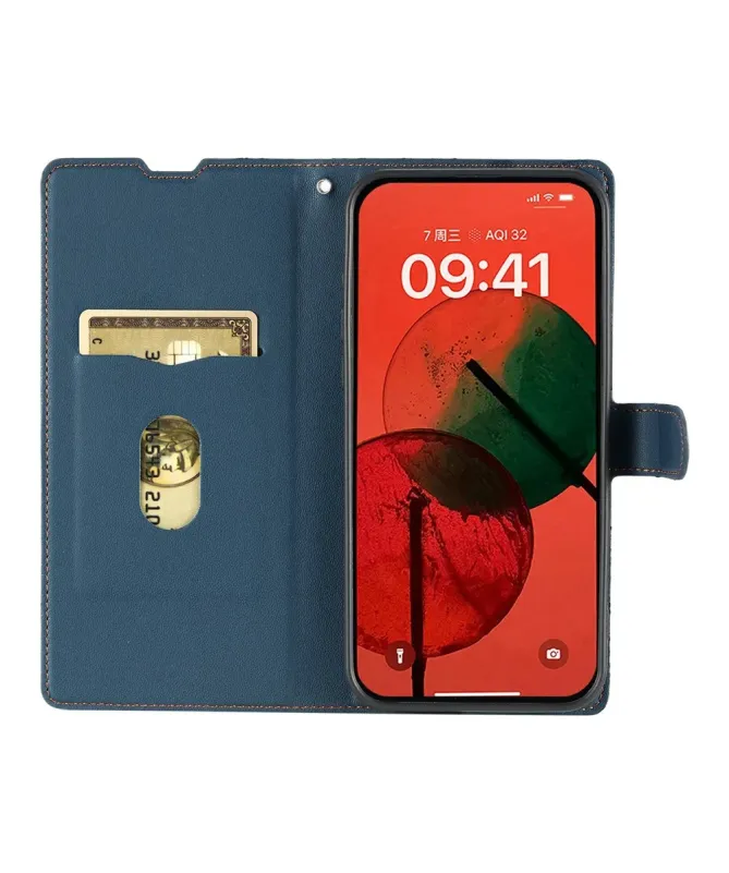 Housse iPhone 17 Pro Max Motif Points avec Porte-carte