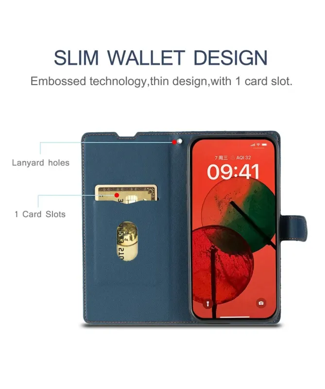 Housse iPhone 17 Pro Max Motif Points avec Porte-carte