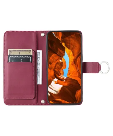 Housse iPhone 17 Pro Max Matelassée Bandoulière Vin Rouge - photo 35
