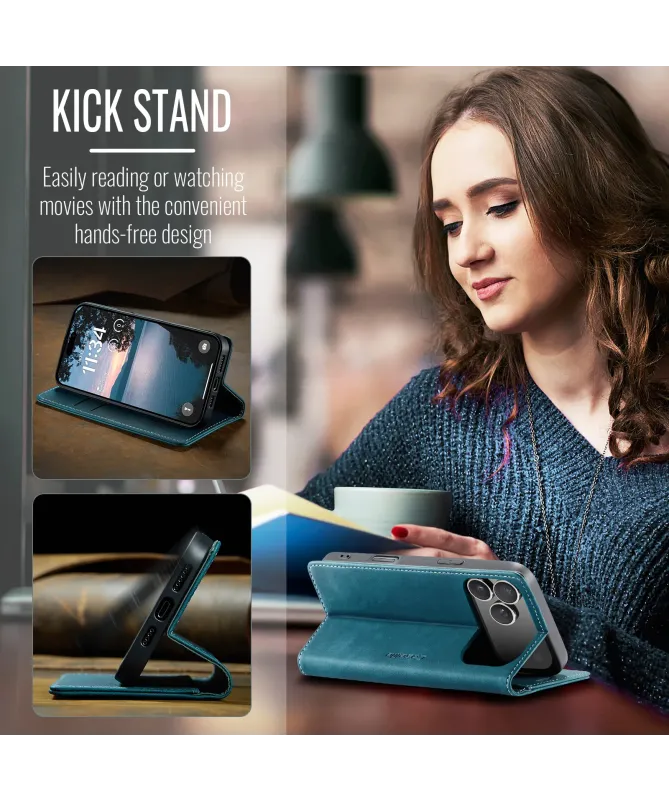 Flip Cover iPhone 17 Pro Max Porte-cartes et support 013 Series