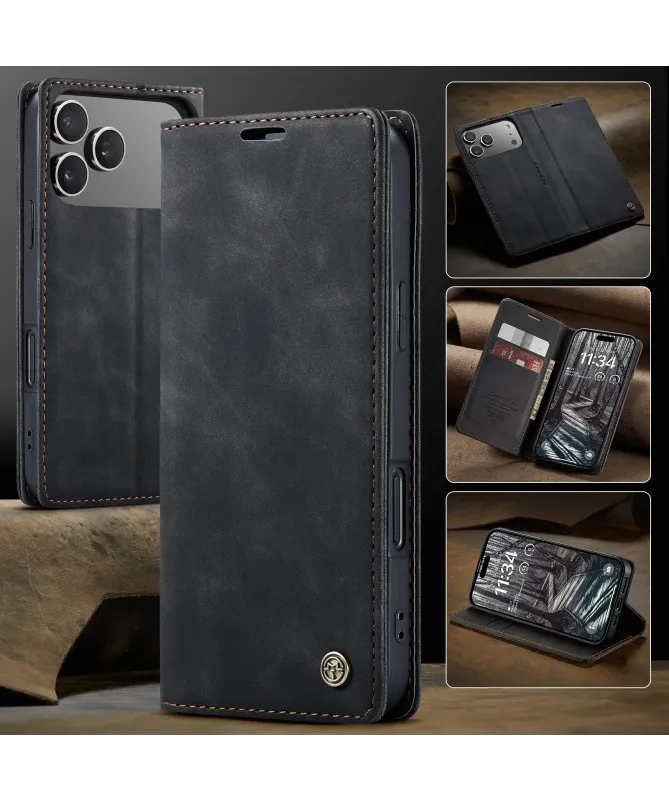 Flip Cover iPhone 17 Pro Max Porte-cartes et support 013 Series