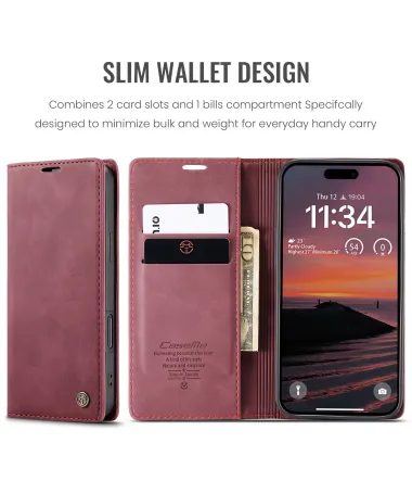 Flip Cover iPhone 17 Pro Max Porte-cartes et support 013 Series