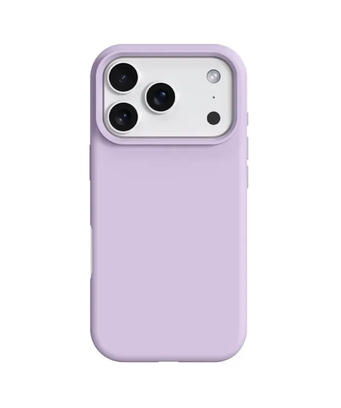 Coque iPhone 17 Pro Max Compatible MagSafe en Silicone Liquide | V1 Violet clair - photo 22