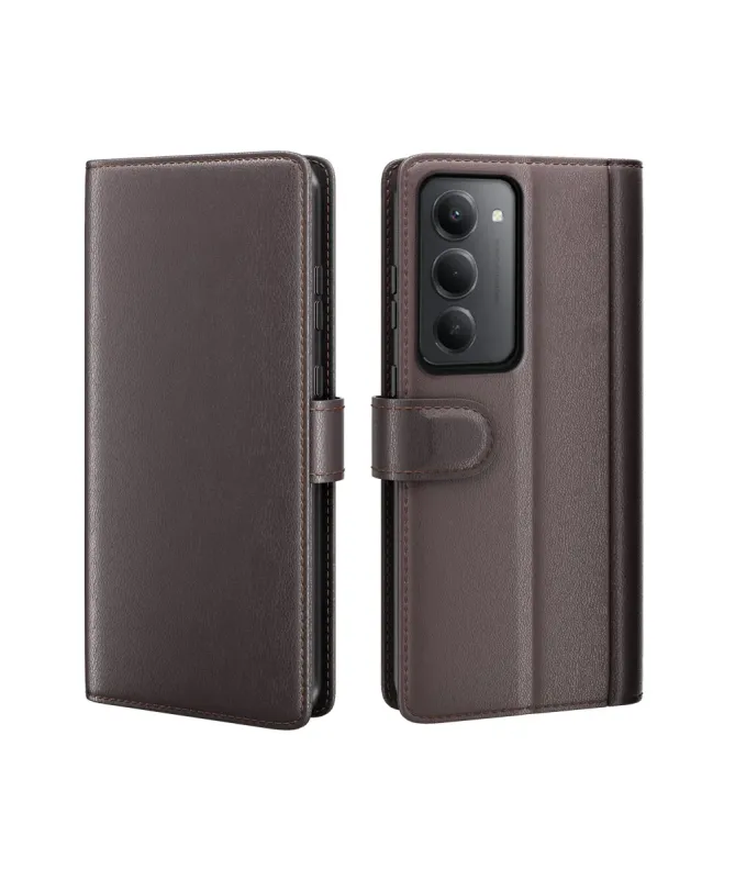 Étui Xiaomi Redmi 15 4G/5G portefeuille en cuir premium