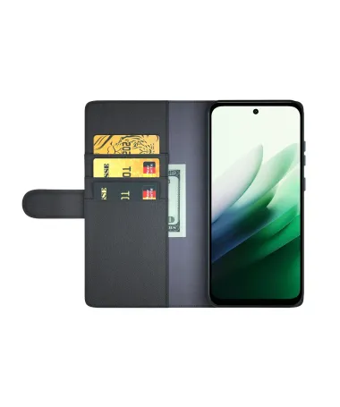 Étui Xiaomi Redmi 15 4G/5G portefeuille en cuir premium