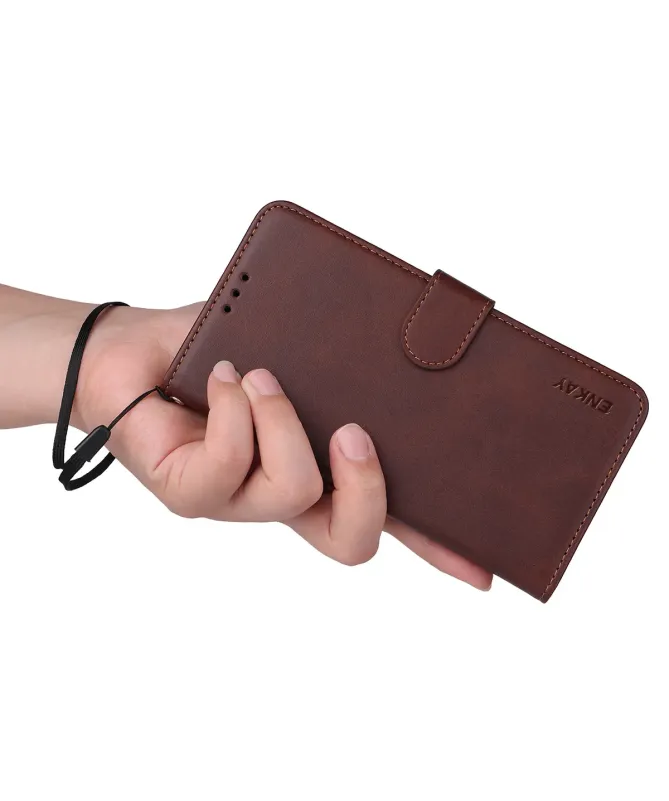 Housse Xiaomi Redmi 15 4G Portefeuille avec Verre Trempé
