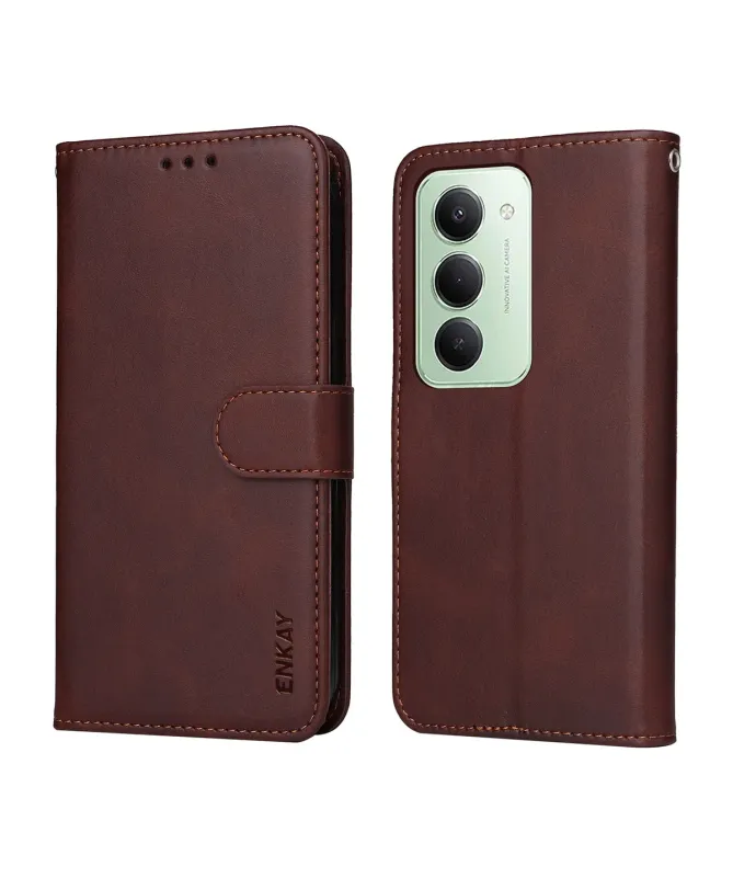 Housse Xiaomi Redmi 15 4G Portefeuille avec Verre Trempé