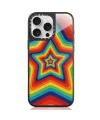 Coque iPhone 16 Pro Max Étoile Arc-en-ciel