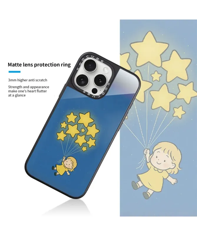 Coque iPhone 16 Pro Max Enfant Étoiles