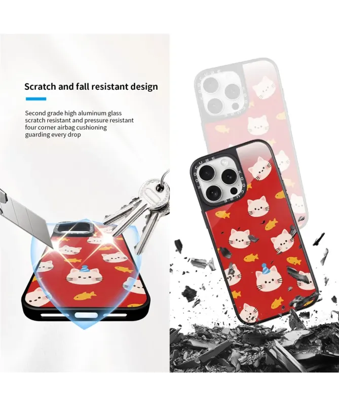 Coque iPhone 16 Pro Max Chats et Poissons
