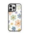 Coque iPhone 16 Pro Max Fleurs Croquis Pastel