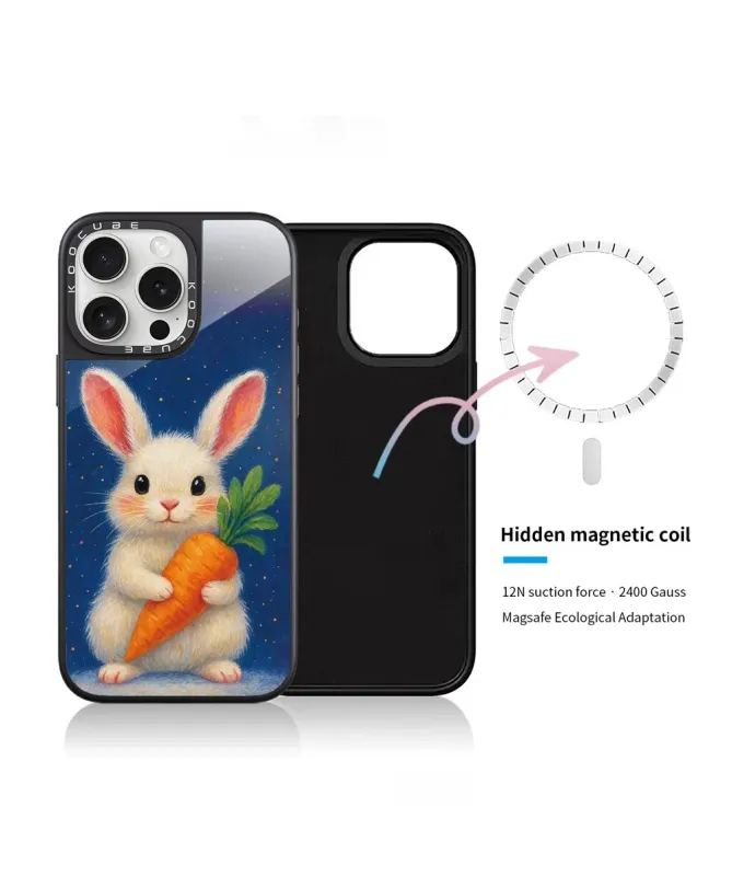 Coque iPhone 16 Pro Max Lapin et sa Carotte