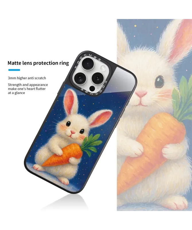 Coque iPhone 16 Pro Max Lapin et sa Carotte