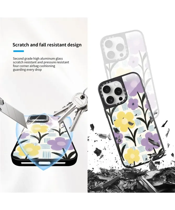 Coque iPhone 16 Pro Max Fleurs Naïves