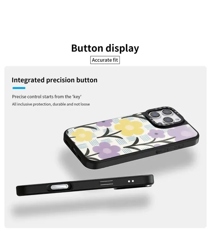 Coque iPhone 16 Pro Max Fleurs Naïves