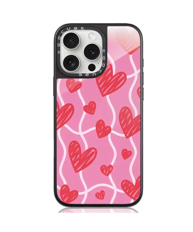 Coque iPhone 16 Pro Max Cœurs Dessinés