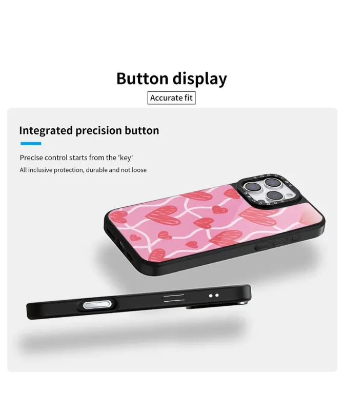 Coque iPhone 16 Pro Max Cœurs Dessinés