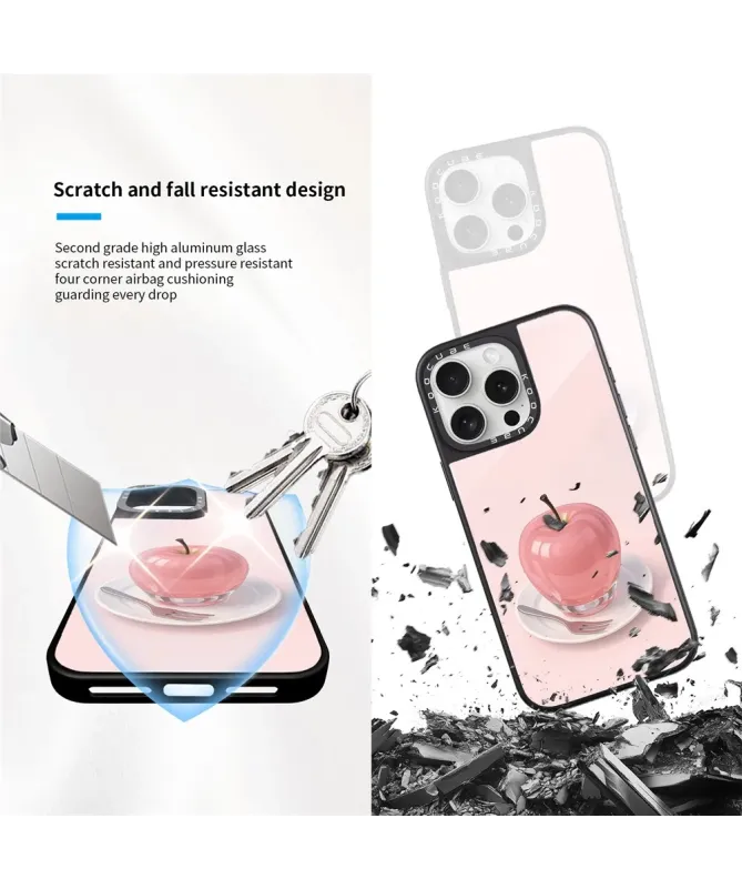 Coque iPhone 16 Pro Max Pomme Rose