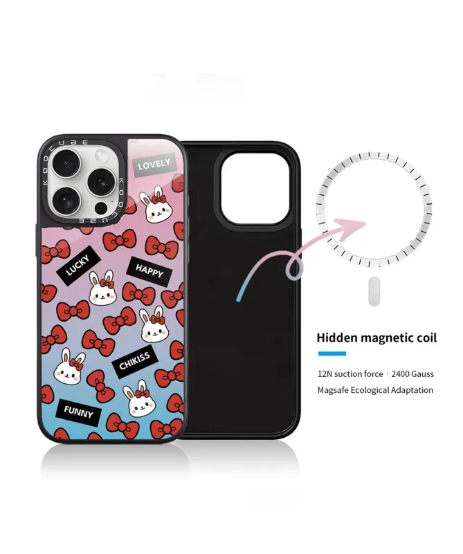 Coque iPhone 16 Pro Max Happy Lucky Lapins