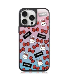 Coque iPhone 16 Pro Max Happy Lucky Lapins