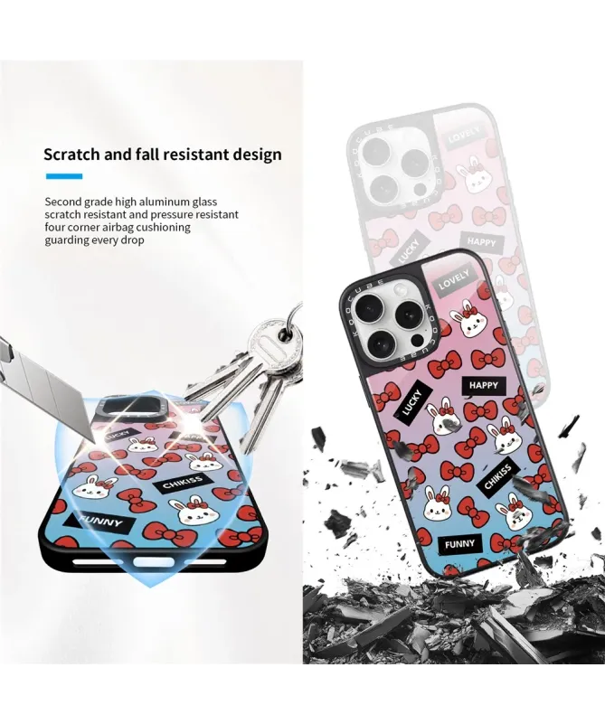 Coque iPhone 16 Pro Max Happy Lucky Lapins