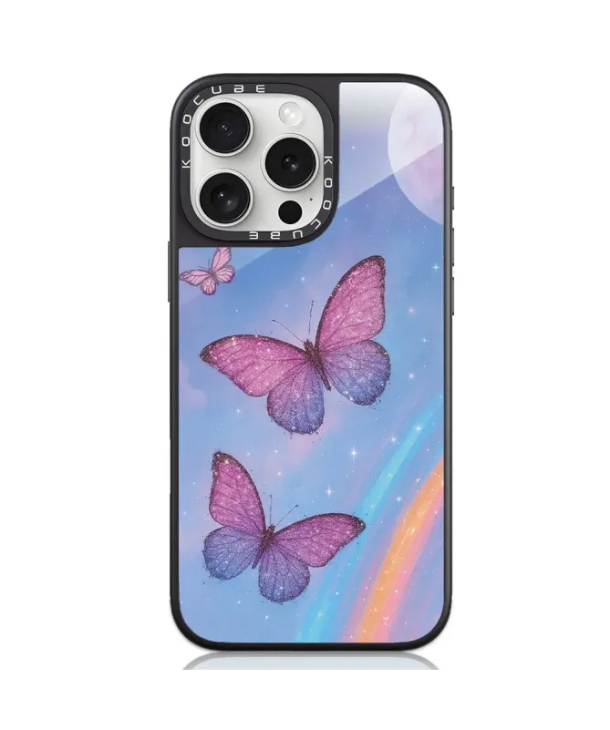 Coque iPhone 16 Pro Max Papillons Pailletés