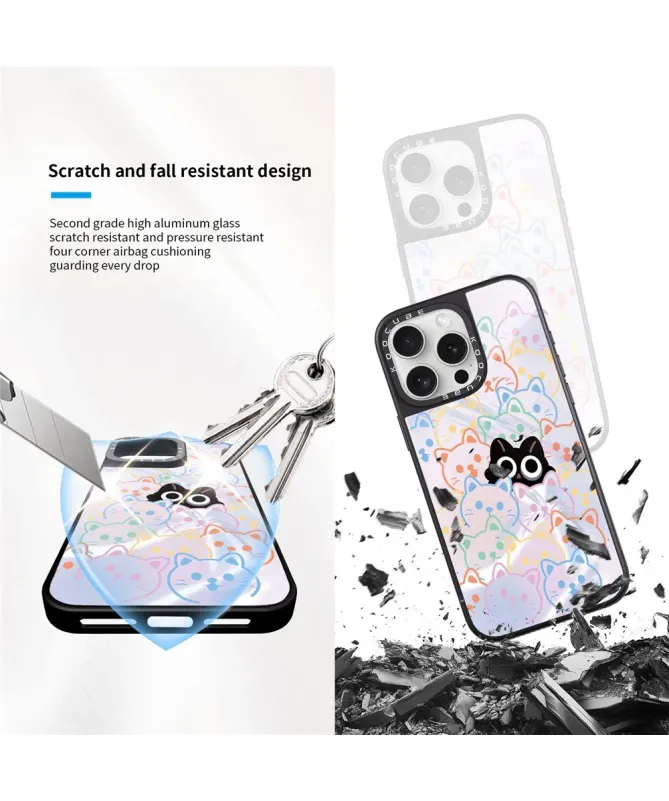 Coque iPhone 16 Pro Max Chats Kawaii Pastel