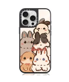 Coque iPhone 16 Pro Max Famille Lapin