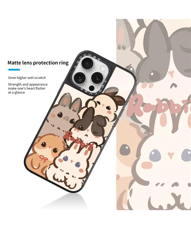 Coque iPhone 16 Pro Max Famille Lapin