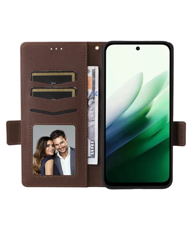Housse Xiaomi Redmi 15 4G effet cuir à Lanière | FOLKEN