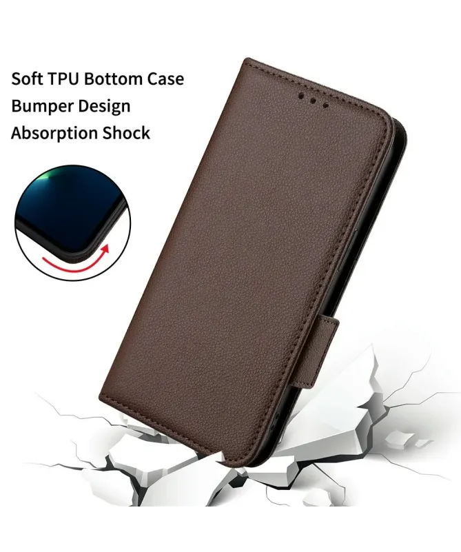 Housse Xiaomi Redmi 15 4G effet cuir à Lanière | FOLKEN