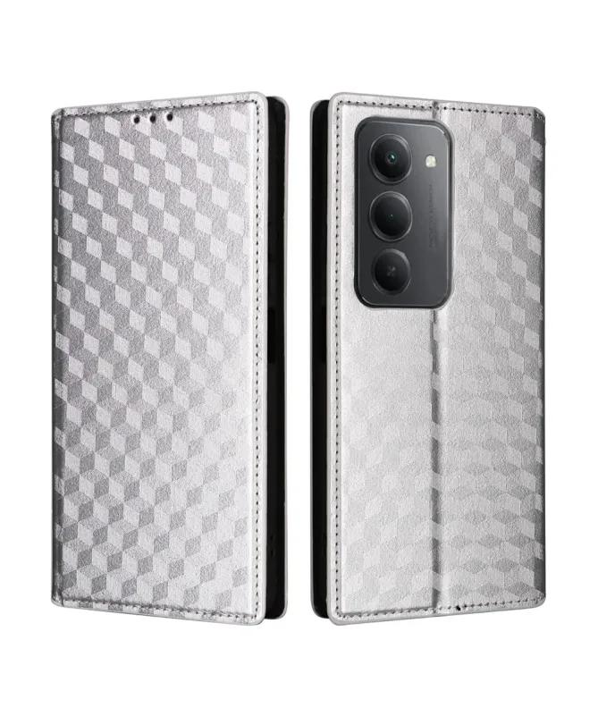 Housse Xiaomi Redmi 15 4G flip cover design géométrie