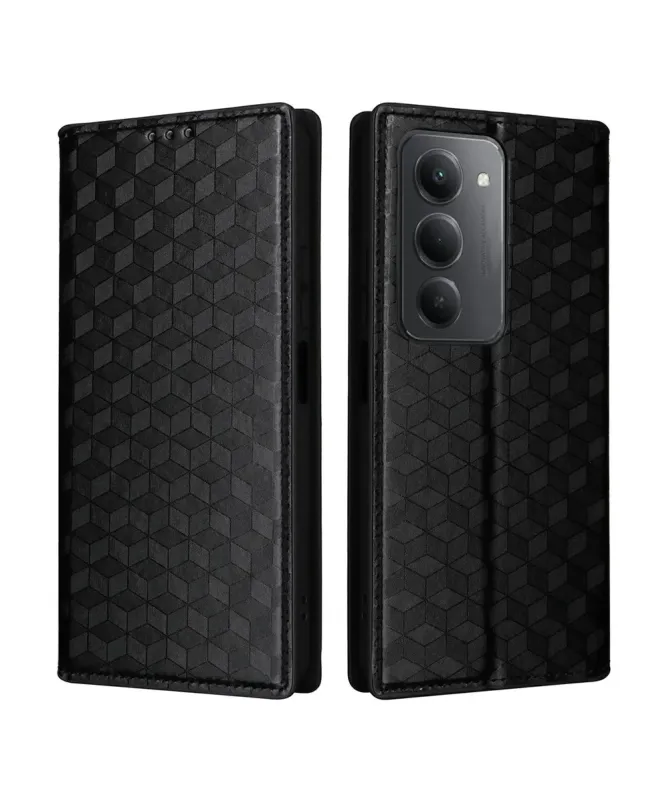 Housse Xiaomi Redmi 15 4G flip cover design géométrie