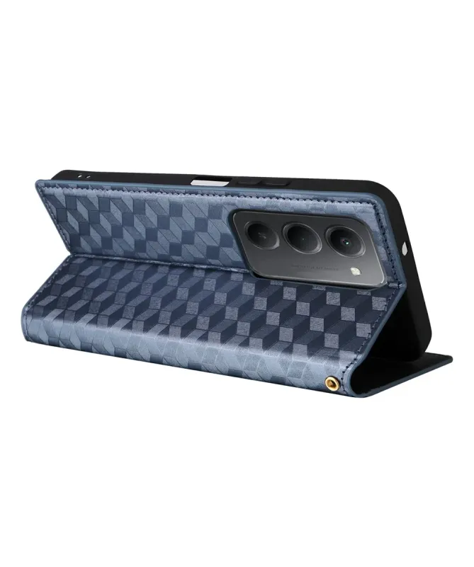 Housse Xiaomi Redmi 15 4G flip cover design géométrie