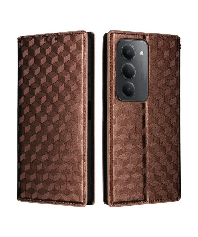 Housse Xiaomi Redmi 15 4G flip cover design géométrie