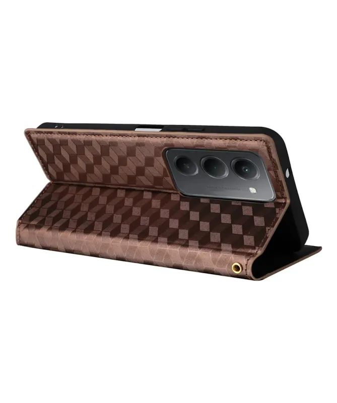 Housse Xiaomi Redmi 15 4G flip cover design géométrie