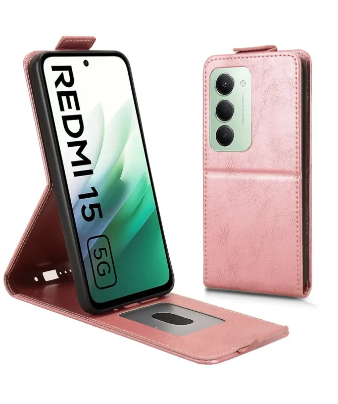 Housse Xiaomi Redmi 15 4G à Clapet Vertical