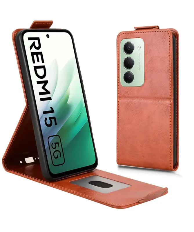 Housse Xiaomi Redmi 15 4G à Clapet Vertical
