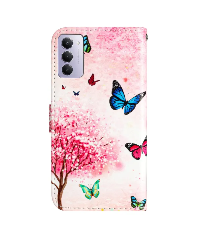 Housse Xiaomi Redmi 15 4G Arbre en Fleurs et Papillons